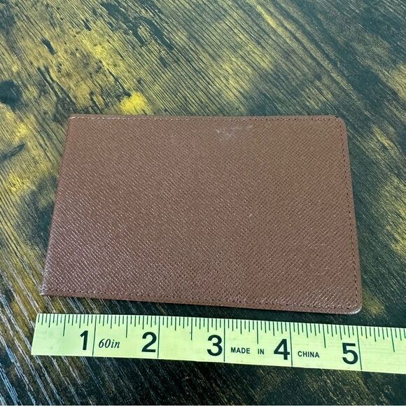 Louis Vuitton Bifold Agenda Notebook Holder Wallet Brown Leather Authenticated - Picture 12 of 12